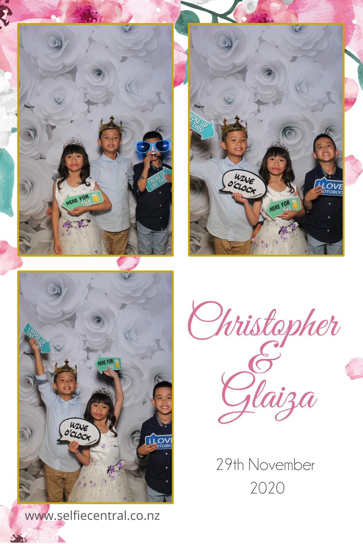 Christopher and Glaiza's Wedding | View more photos from the event at gallery.photobooth.co.nz/u/SelfieCentral/Christopher-and-Glaizas-Wedding